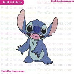 Stitch 4 Lilo And Stitch Embroidery Design