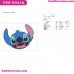 Stitch Face Smiling Lilo And Stitch Embroidery Design