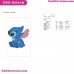 Stitch Looking For One Side Lilo And Stitch Left Embroidery Design