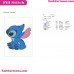 Stitch Looking For One Side Lilo And Stitch Left Embroidery Design