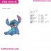 Stitch Smiling Lilo And Stitch Embroidery Design