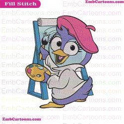 Summer Muppet Babies Embroidery Design