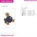 Super Mario Bomb Walking Embroidery Design