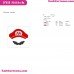 Super Mario Cap And Mustache Embroidery Design