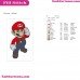 Super Mario Embroidery Design