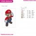 Super Mario Embroidery Design