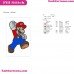 Super Mario Jumping Embroidery Design