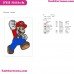 Super Mario Jumping Embroidery Design