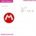 Super Mario Logo M Embroidery Design