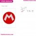 Super Mario Logo M Embroidery Design