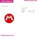 Super Mario Logo M Embroidery Design