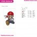 Super Mario Running Embroidery Design