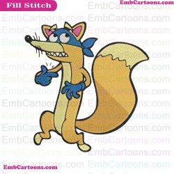 Swiper Dora The Explorer Embroidery Design