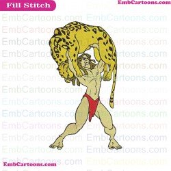 Tarzan Embroidery Design 2