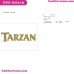 Tarzan Logo Embroidery Design