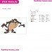 Taz Embroidery Design 2