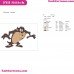 Taz Embroidery Design 2