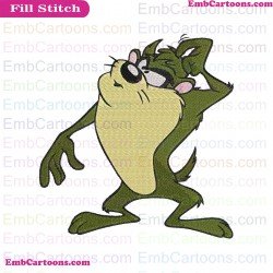 Taz Embroidery Design 3