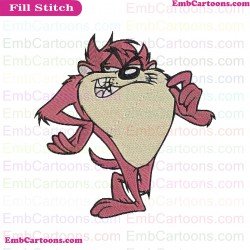 Taz Embroidery Design 4