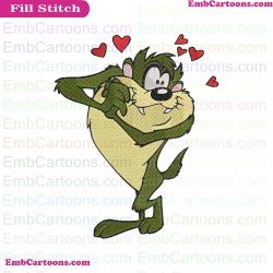 Taz Embroidery Design 5