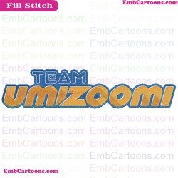 Team Umizoomi Logo Embroidery Design