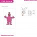 Telly Monster Sesame Street Embroidery Design