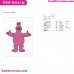 Telly Monster Sesame Street Embroidery Design
