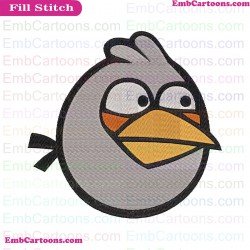 The Blues 2 Angry Bird Embroidery Design