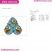 The Blues Jay, Jake, And Jim Angry Bird Embroidery Design