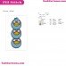 The Blues Jay, Jake, And Jim Angry Bird Embroidery Design 2