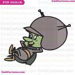 The Great Gazoo The Flintstones Embroidery Design