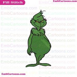 The Grinch Embroidery Design