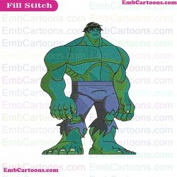 The Incredible Hulk Embroidery Design