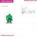 The Incredible Hulk With Details Embroidery Design
