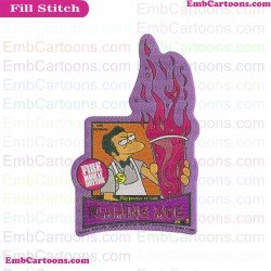 The Simpsons Embroidery Design 2