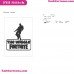 The Wiggle Fortnite Svg Embroidery Design