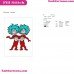 Thing 1 And Thing 2 Dr Seuss The Cat In The Hat Embroidery Design