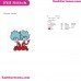 Thing 1 And Thing Dr Seuss The Cat In The Hat Embroidery Design 2