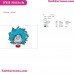 Thing 1 Face Happy Dr Seuss The Cat In The Hat Embroidery Design