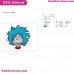 Thing 1 Face Happy Dr Seuss The Cat In The Hat Embroidery Design
