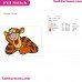 Tigger Half Winnie The Pooh Embroidery Design