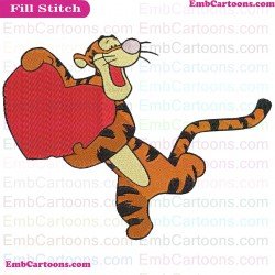 Tigger Winnie The Pooh Embroidery Design