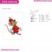 Timothy Mouse Very Happy Dumbo Embroidery Design