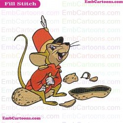 Timothy Peanuts Dumbo Embroidery Design