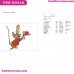 Timothy Q Mouse With A Peanut Under His Hat Dumbo Embroidery Design