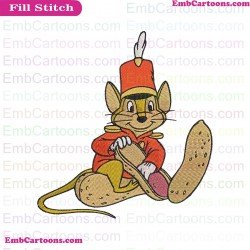 Timothy With Peanuts Dumbo Embroidery Design