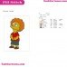 Todd Flanders The Simpsons Embroidery Design