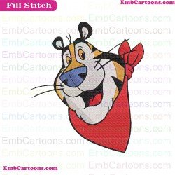 Tony The Tiger Kelloggs Embroidery Design
