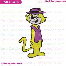 Top Cat Embroidery Design 2