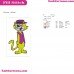 Top Cat Embroidery Design 2